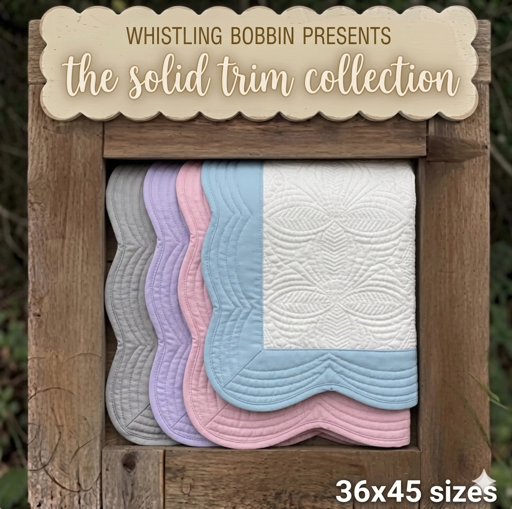 SOLID TRIM HEIRLOOM QUILTS