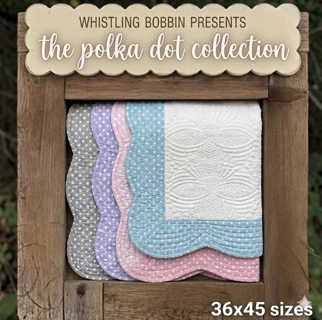 POLKA DOT TRIM HEIRLOOM QUILTS