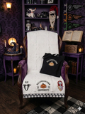Halloween Town Nightmare Before Christmas Custom embroidered Heirloom Quilt set