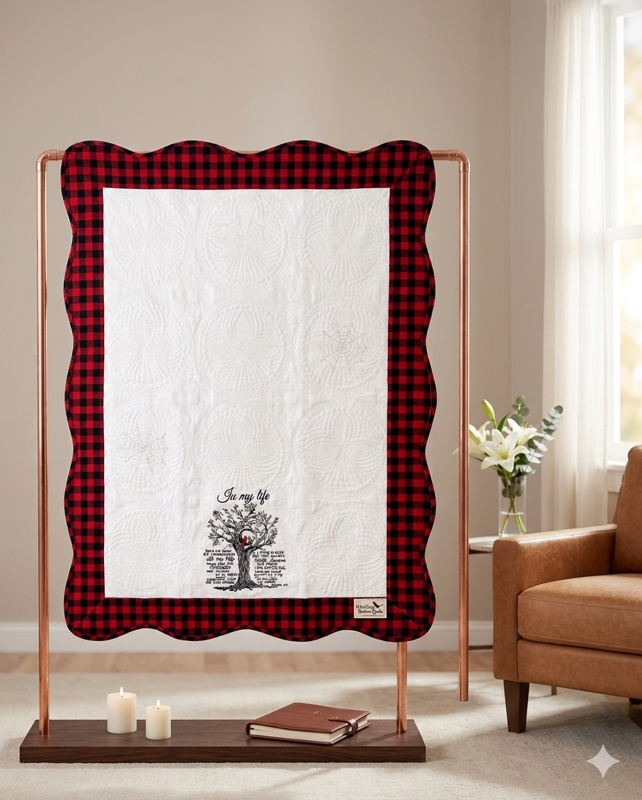 In My Life Memorial Cardinal Heirloom Quilt