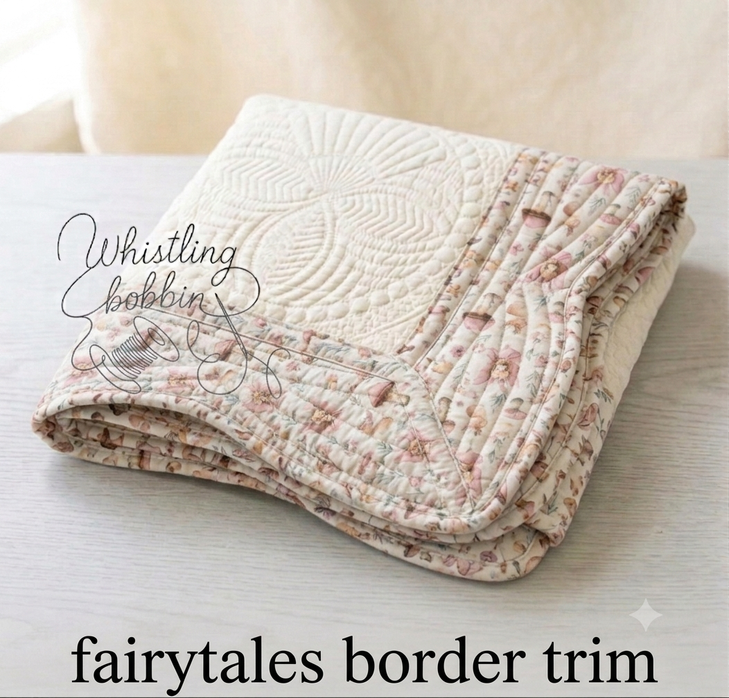 Wholesale blanks FairyTales Trim Heirloom Quilt 35x46