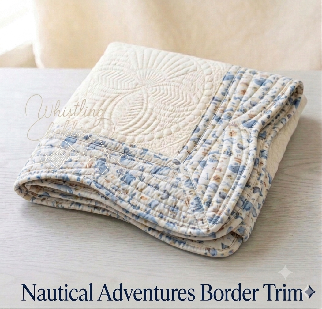 Wholesale blanks Nautical Heirloom Quilt 35x46