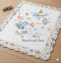 BLANKS NEW NAUTICAL SEA heirloom quilt 35x46