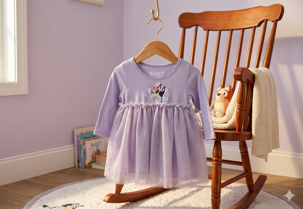 Custom Embroidered Bluey and Bingo Gift Set