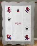 Made To Order Spider-Man Custom Embroidered Quilt