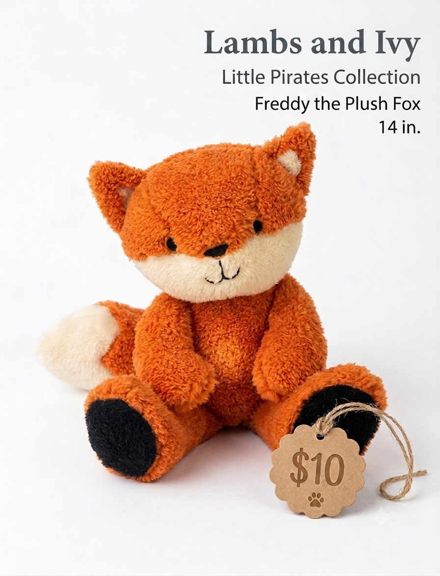 Lambs and Ivy Little Pirates Freddy the Fox