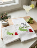 Time to Get Salty Grinch Hand Towel and Wash cloth set