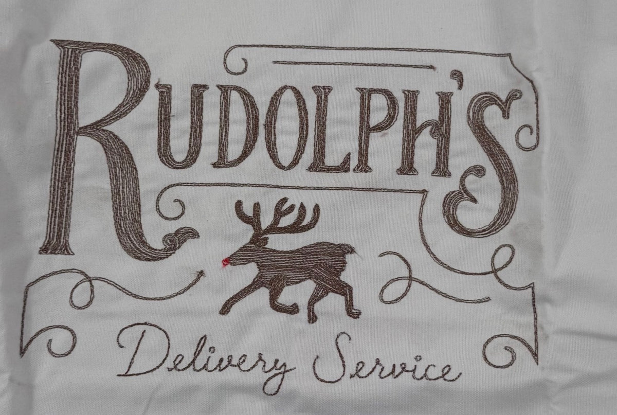 Custom Embroidered Santa Sack ? can be personalized