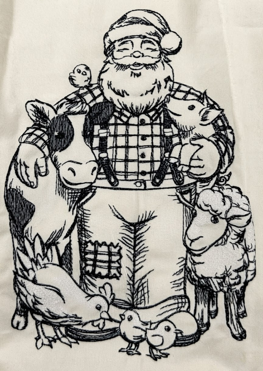 Custom Embroidered Santa Sack / Personalize