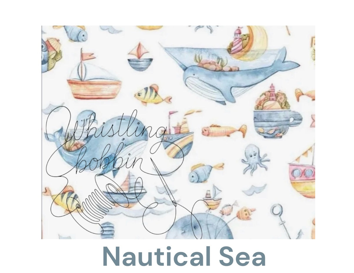 BLANKS NEW NAUTICAL SEA heirloom quilt 35x46