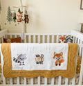 Custom Embroidered WILD LITTLE ONE heirloom quilt