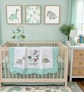 Custom Embroidered Dinosaur Heirloom Quilt 35x46