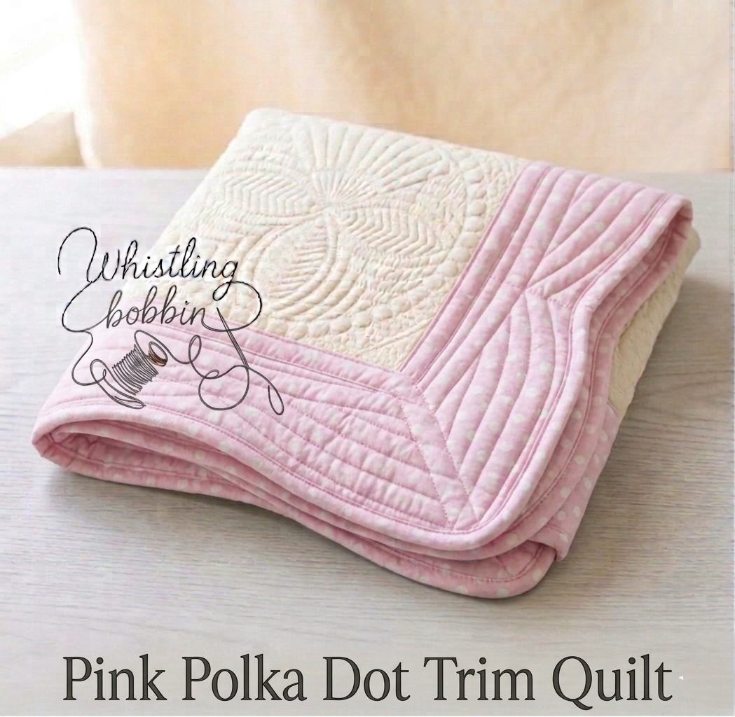 Pink Polka Dot Heirloom Quilt