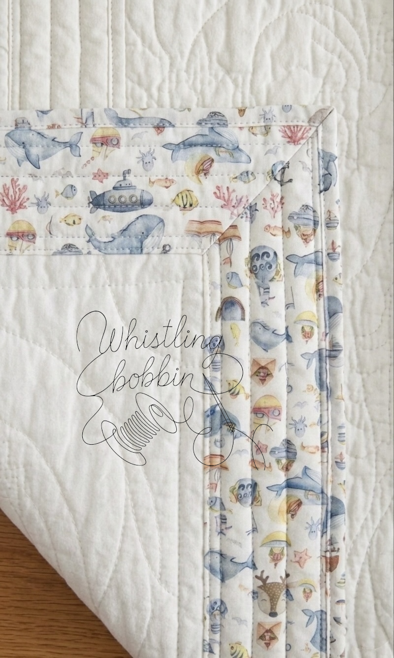 BLANKS NEW NAUTICAL SEA heirloom quilt 35x46