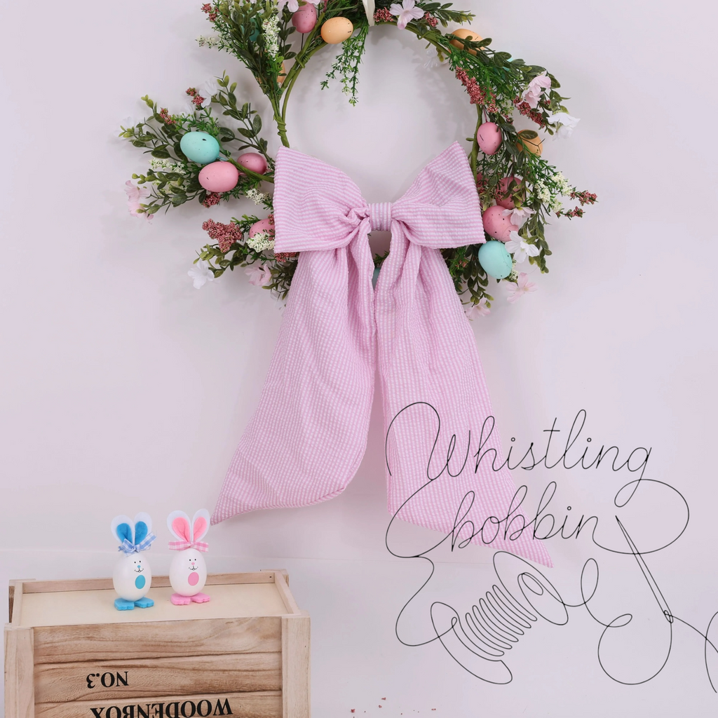 BLANKS Large PINK Seersucker Swaddle Sash  76x 6.5