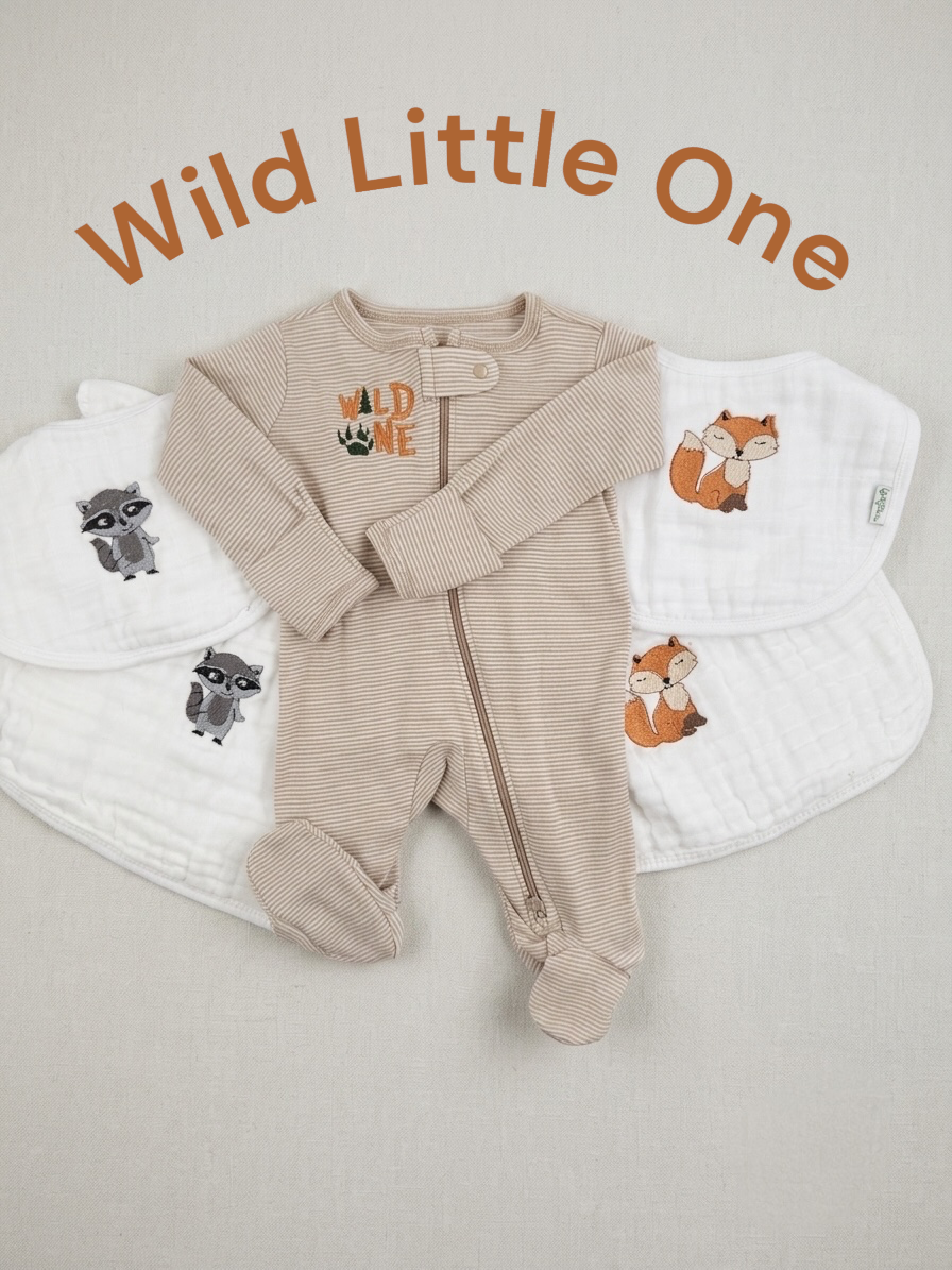 26 Piece Wild One Newborn Gift Set Bundle
